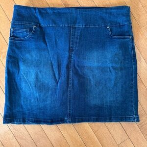 S.C. & CO. Size XXL Pull On Jean Stretch Jean Skirt